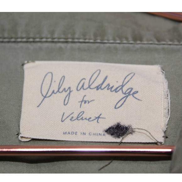 Revolve Lily Aldridge for Velvet military jacket M - Picture 4 of 12